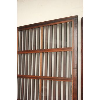 ガラス入 太格子戸 3枚1組　L1205 