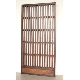 ガラス入 太格子戸 3枚1組　L1205 C　表