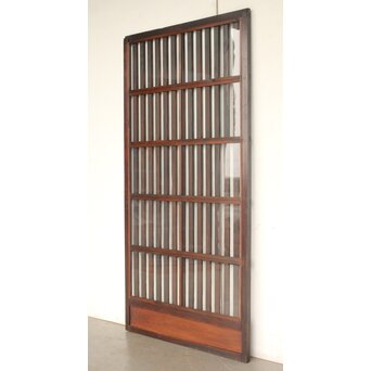 ガラス入 太格子戸 3枚1組　L1205 C　ウラ