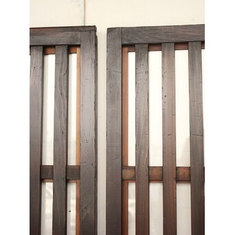 ガラス入 太格子戸 3枚1組　L1205 