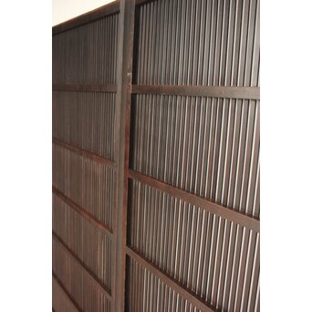 黒格子戸 4枚1組　L1207 