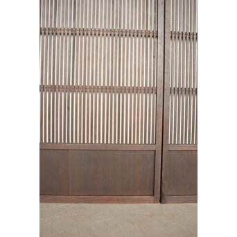 黒格子戸 4枚1組　L1207 