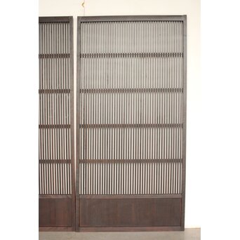 黒格子戸 4枚1組　L1207 