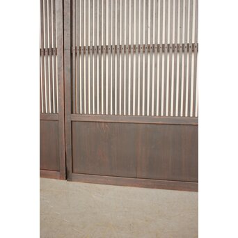 黒格子戸 4枚1組　L1207 