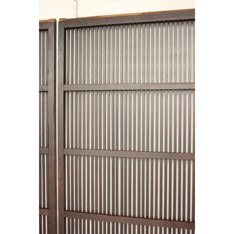 黒格子戸 4枚1組　L1207 