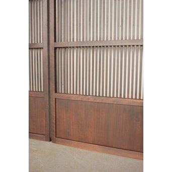 黒格子戸 4枚1組　L1207 