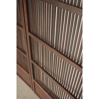 黒格子戸 4枚1組　L1207 