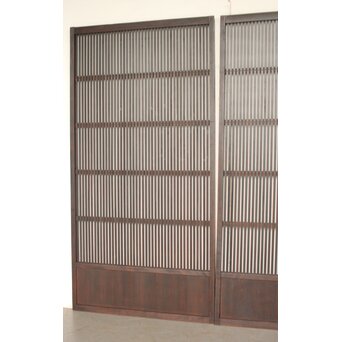 黒格子戸 4枚1組　L1207 