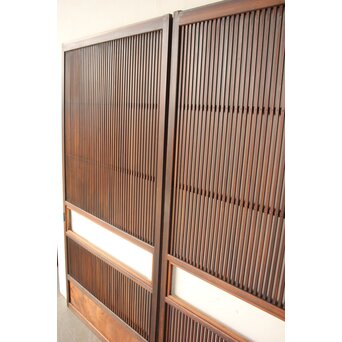 クリアガラス格子戸 2枚1組　L1209 