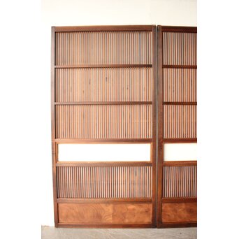 クリアガラス格子戸 2枚1組　L1209 