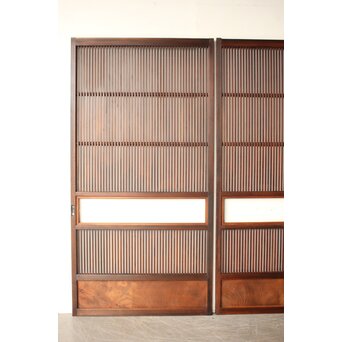 クリアガラス格子戸 2枚1組　L1209 