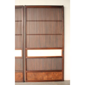 クリアガラス格子戸 2枚1組　L1209 