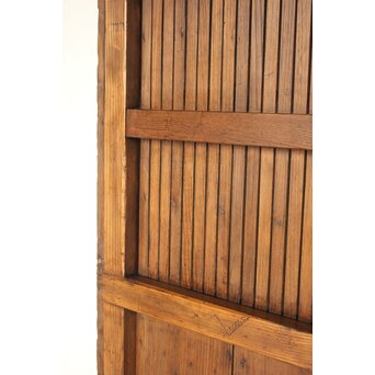 栗と鉄の格子蔵戸　W0239 