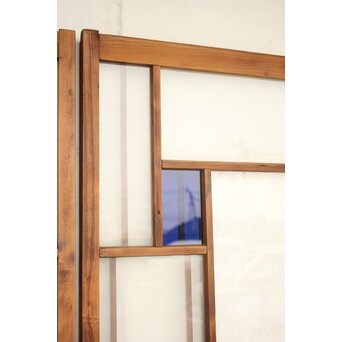 色アクリル 細分ガラス建具 4枚1組　GD0346 