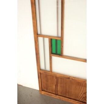 色アクリル 細分ガラス建具 4枚1組　GD0346 