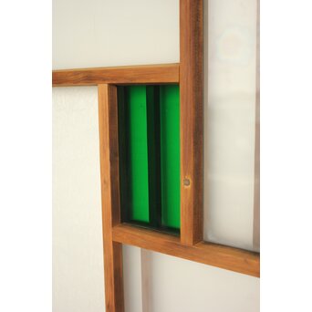 色アクリル 細分ガラス建具 4枚1組　GD0346 