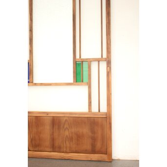 色アクリル 細分ガラス建具 4枚1組　GD0346 