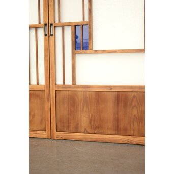 色アクリル 細分ガラス建具 4枚1組　GD0346 