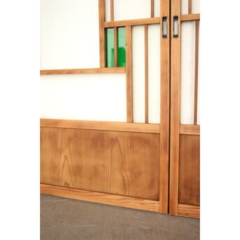 色アクリル 細分ガラス建具 4枚1組　GD0346 