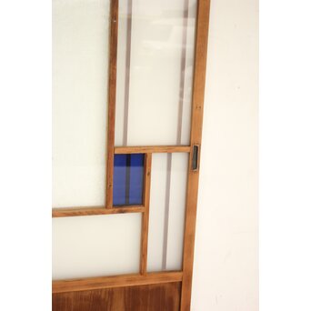 色アクリル 細分ガラス建具 4枚1組　GD0346 