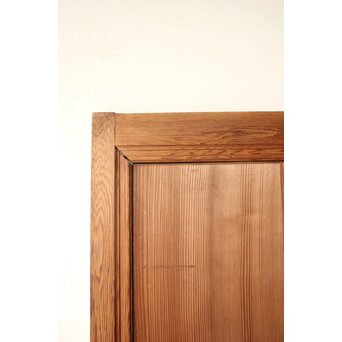 倣 渡辺崋山 墨梅図 板絵 引戸 2枚1組　B1120 