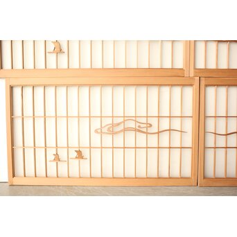 三保の松原富士 組子 4枚1組　R0544 