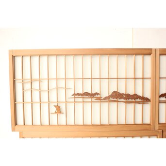 三保の松原富士 組子 4枚1組　R0544 