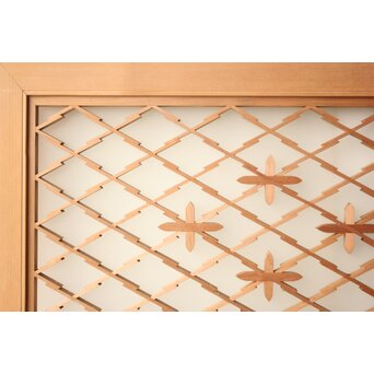 松皮菱ととんぼ組子の小型欄間　R0546 