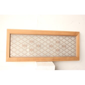 松皮菱ととんぼ組子の小型欄間　R0546 ウラ