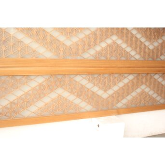 両面ガラス 組子欄間 2枚1組　R0547 