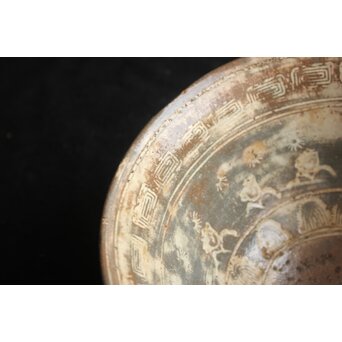 出雲焼 三島手 2点　P634 