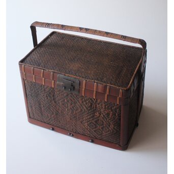 提藍 竹籠　U406