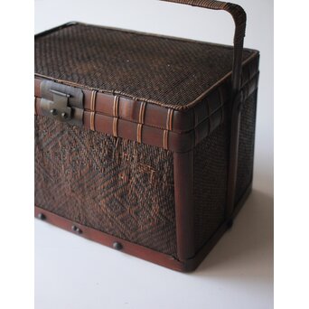 提藍 竹籠　U406 