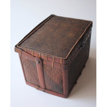 提藍 竹籠　U406 