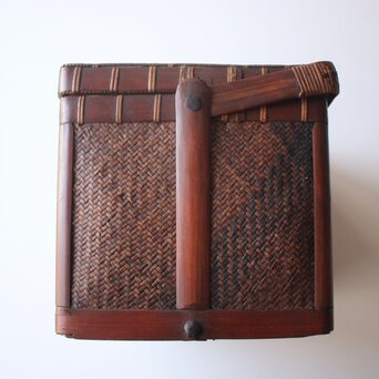 提藍 竹籠　U406 