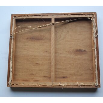 王路 山岳風景 油彩　Z814 