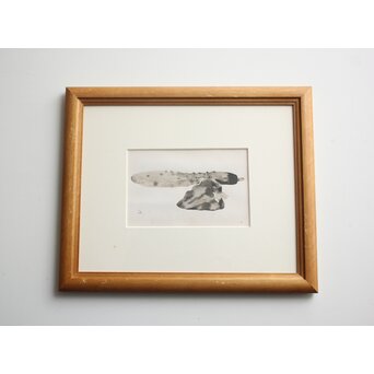 堀文子 墨絵『野菜』 Z821