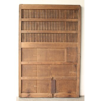 栗の格子蔵戸　W0241 ウラ