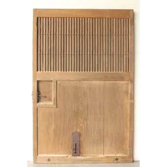 栗の格子蔵戸　W0241