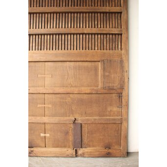 栗の格子蔵戸　W0241 