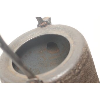 金沢鶴斎 南部 秋草紋鉄瓶　M486 