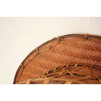 鼓型 竹のテーブル　U407 