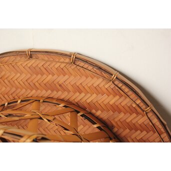 鼓型 竹のテーブル　U407 