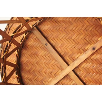 鼓型 竹のテーブル　U407 