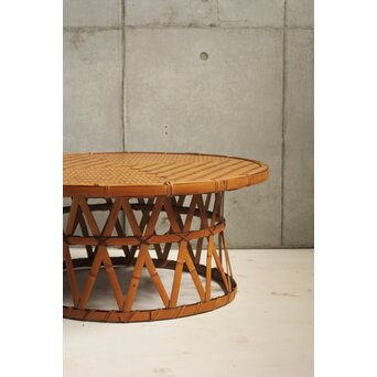 鼓型 竹のテーブル　U407 