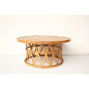 鼓型 竹のテーブル　U407 