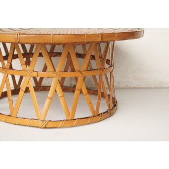 鼓型 竹のテーブル　U407 