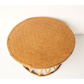 鼓型 竹のテーブル　U407 