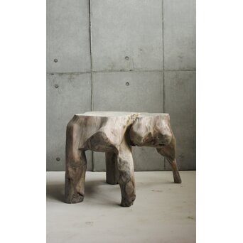 木塊 自然木台　X637 