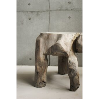 木塊 自然木台　X637 